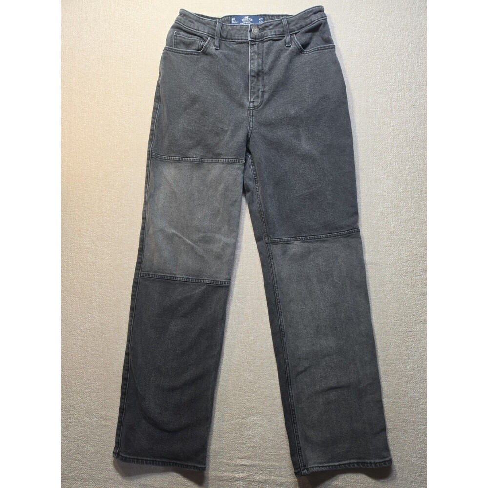 Hollister Women's Ultra High-Rise Dad Jeans Gray 5R W27" X L31" Vintage Stretch